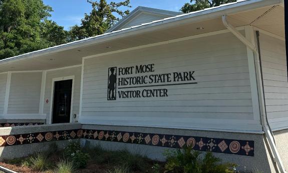 Fort Mose visitor center and museum building