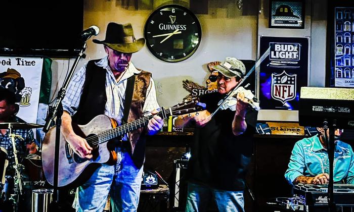 The Good Time Charlie Band on stage