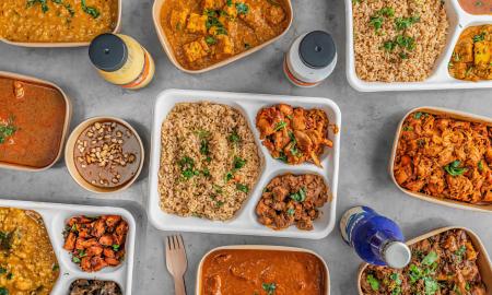 A spread of authentic Indian cusisine