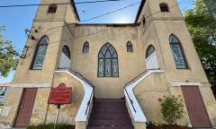 The outside of the St. Mary's Missionary Baptist Church